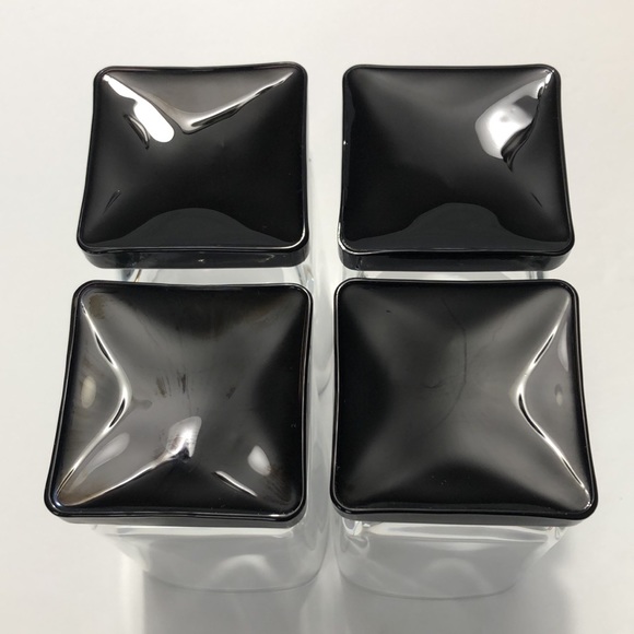 Set Of Four Vintage Disaronno Amethyst Pedestal Square Base  Cocktail Glasses - Picture 10 of 16